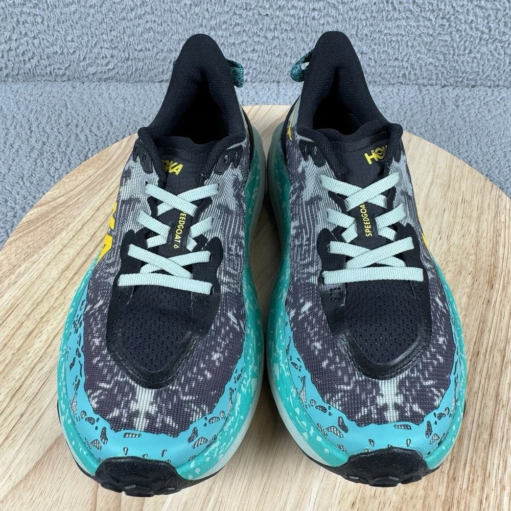 Hoka Speedgoat 6 Womens 6.5 B Trail Running Hiking Shoes Vibram 1147811 BLVR